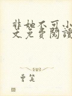 非她不可小说全文免费阅读无弹窗封面