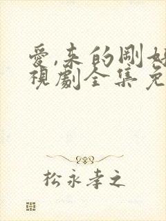 爱,来的刚好电视剧全集免费观看