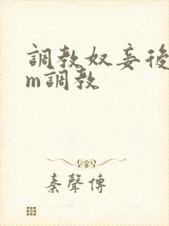 调教奴妾后宫sm调教封面