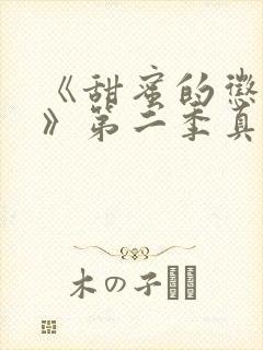 《甜蜜的惩罚2》第二季真人版封面