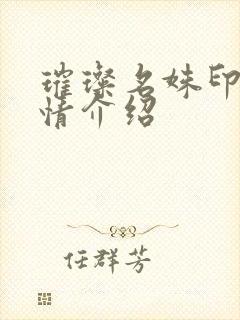 璀璨名姝印度剧情介绍封面