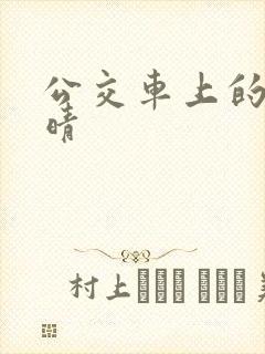 公交车上的诗请晴封面