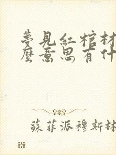 梦见红棺材是什么意思有什么预兆封面