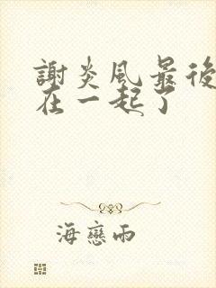 谢炎风最后和谁在一起了