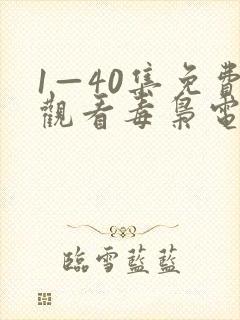 1—40集免费观看毒枭电视剧封面