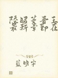 陆昭菱晋王小说最新章节在线阅读