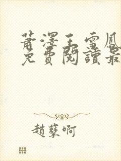 萧泽王雪凤小说免费阅读最新章节