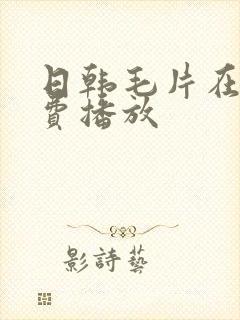 日韩毛片在线免费播放