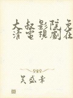 大叔影院免费高清电视剧在线观看