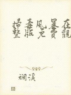 扫毒风暴在线完整版免费观看国语版