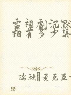 电视剧沉默的真相有多少集