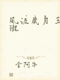 风流岁月 玉玲珑封面