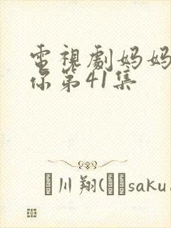 电视剧妈妈在等你第41集