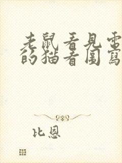 老鼠看见电脑里的猫看图写话