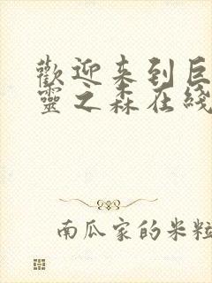 欢迎来到巨汝精灵之森在线观看