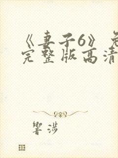 《妻子6》免费完整版高清韩剧八级封面