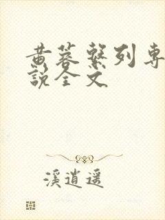 黄蓉系列专辑小说全文