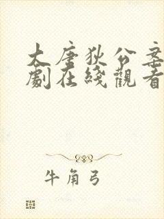 大唐狄公案电视剧在线观看全集免费