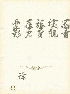 爱在旅途国语电影免费观看