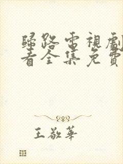 归路电视剧在线看全集免费高清