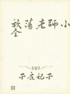 放荡老师小说大全封面