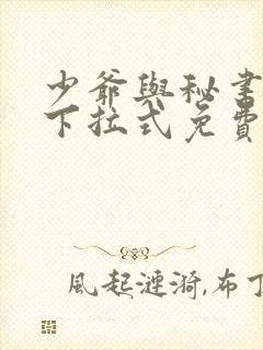 少爷与秘书漫画下拉式免费阅读