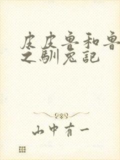 皮皮鲁和鲁西西之驯兔记封面