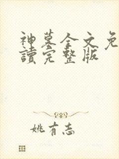 神墓全文免费阅读完整版