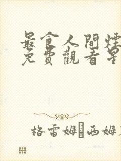 最食人间烟火气免费观看星辰封面