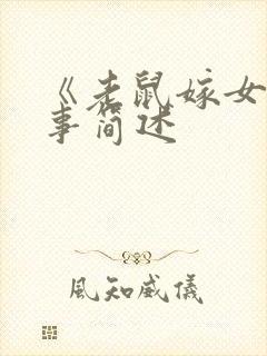 《老鼠嫁女》故事简述