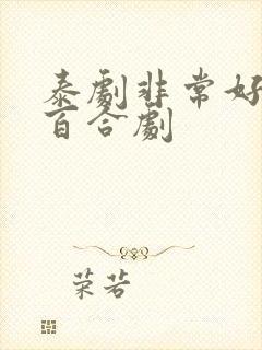 泰剧非常好看的百合剧封面