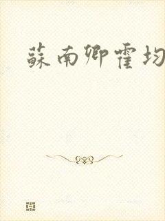 苏南卿霍均曜最