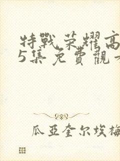 特战荣耀高清45集免费观看全集