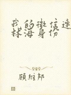 我的微信连三界林海身份封面