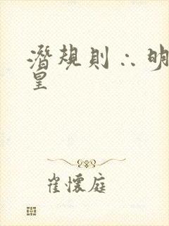 潜规则∴明星之皇