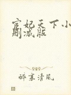 宦妃天下小说未删减版