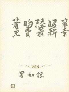 萧昀陆昭宁全文免费最新章节阅读