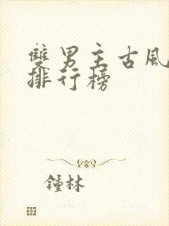 双男主古风小说排行榜封面