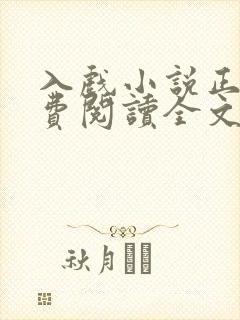 入戏小说正版免费阅读全文无弹窗