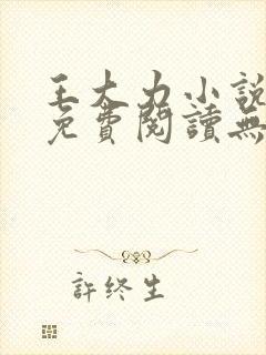 王大力小说小说免费阅读无弹窗封面