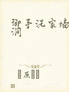 御手洗家墙壁有洞