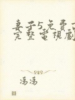 妻子5免费高清完整电视剧