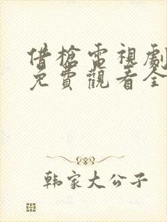 借枪电视剧高清免费观看全集