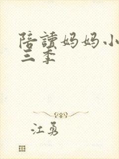 陪读妈妈小说第三季封面