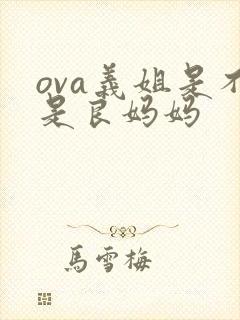 ova义姐是不是良妈妈封面