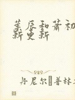 叶辰和萧初然最新更新