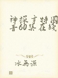 神探亨特国语配音60集在线观看封面