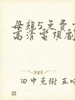母亲5免费完整高清电视剧在