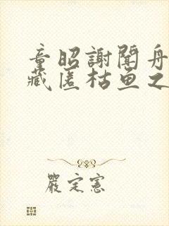 童昭谢闻舟往事藏匿枯鱼之肆在线阅读封面