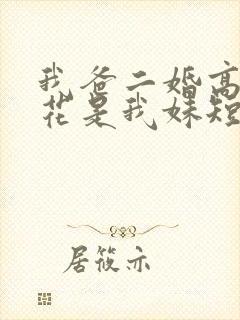 我爸二婚高冷校花是我妹短剧全集